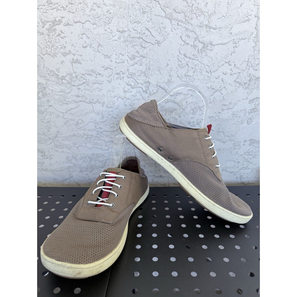 OluKai Nohea Moku Sneakers Mens 9 Brown 10283-RK13 Slip On Low‎ Top Shoes 42 EU - Picture 5 of 9